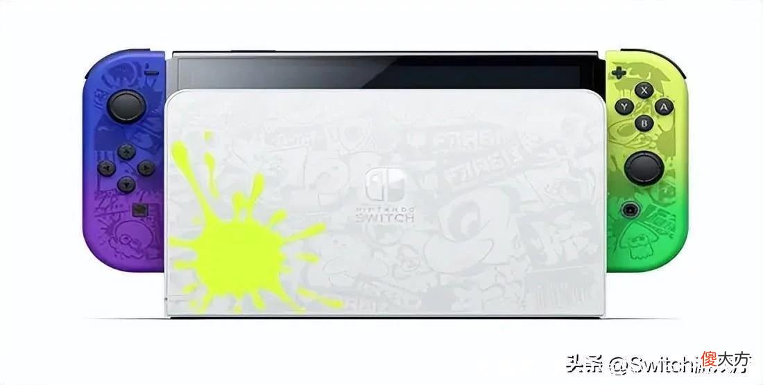 【游戏世界】老任新机来了!《喷射战士3》主题限定款Switch OLED现已推出