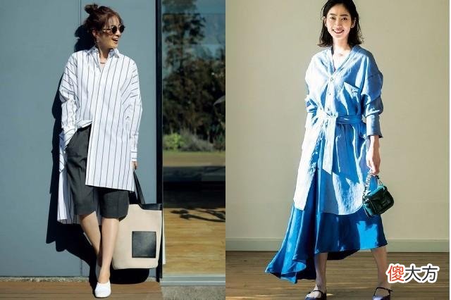 【就爱时尚】有气质的女人穿衣就任性，居家感的衬衫裙，也可以穿得如此好看