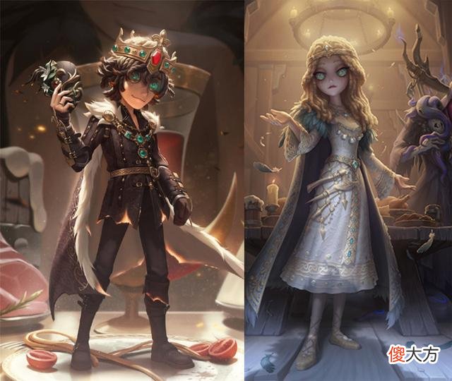 【游戏世界】第五人格：“黑与白”交织的情侣装，病患和心理学家的爱情见证