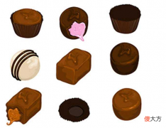 Round Dark Chocolates 5月7日生日巧克力-黑寡妇