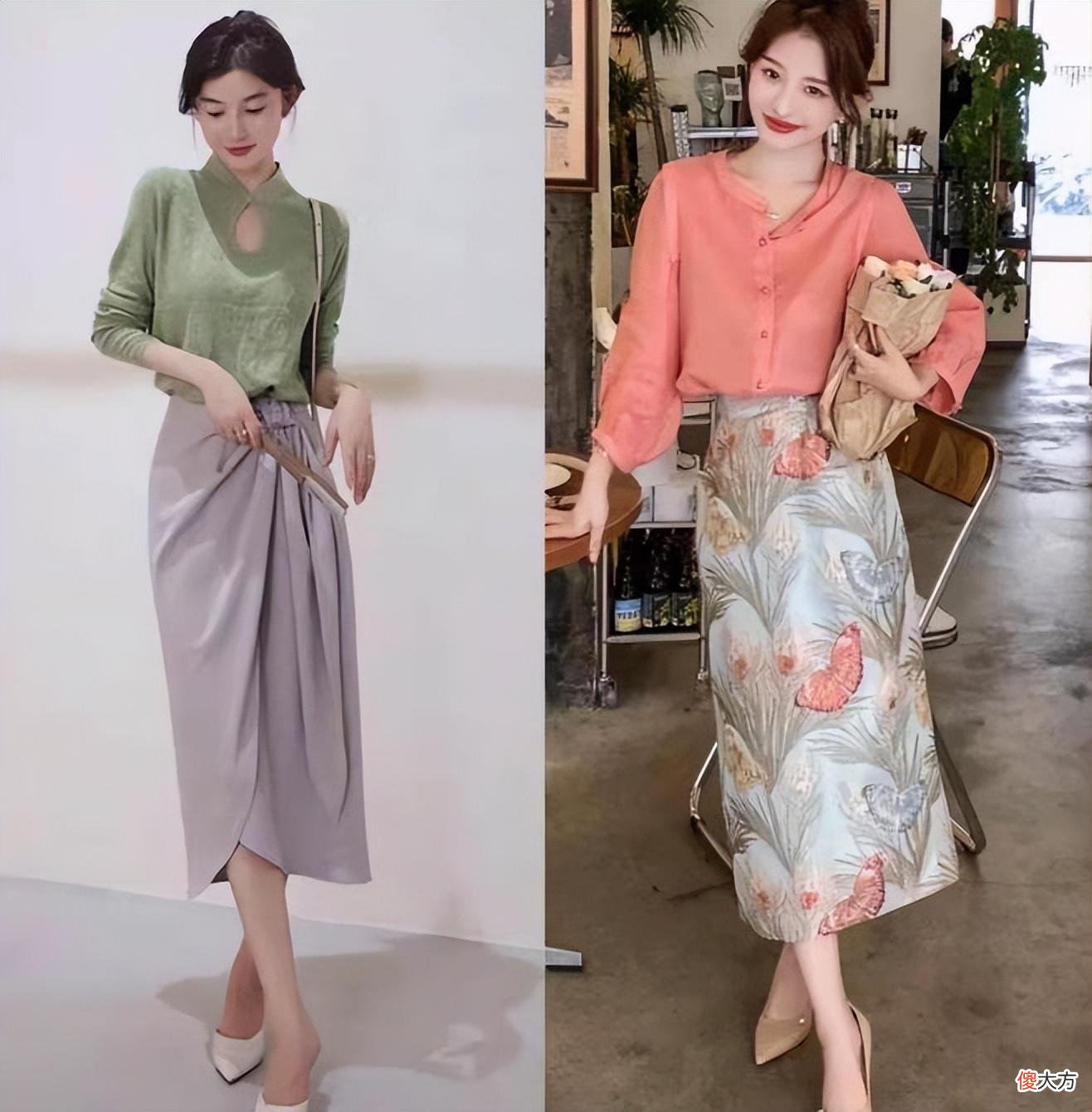 【时尚一点】35岁女人初秋穿搭模板,5套半身裙搭配上身,减龄有气质还不俗气
