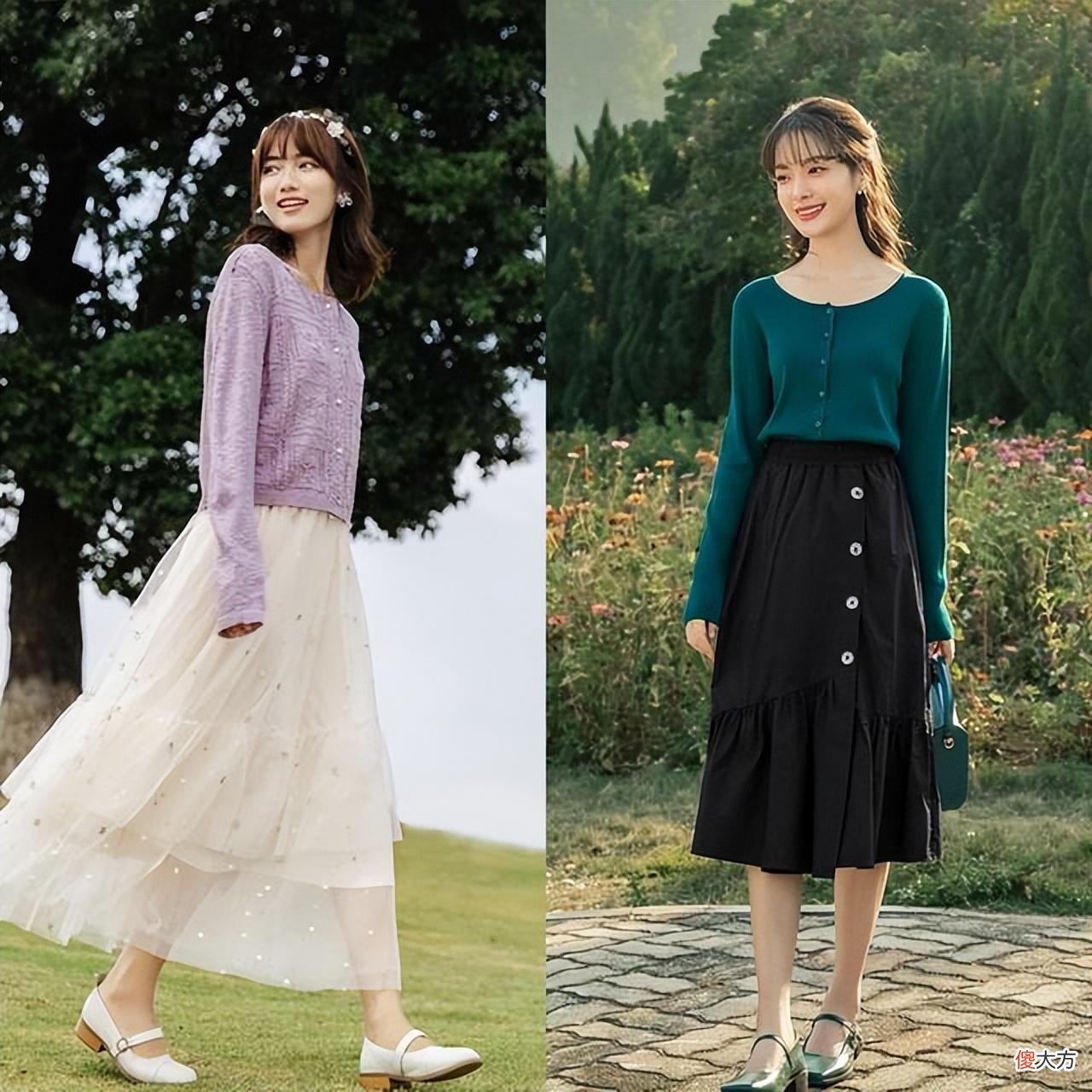 【时尚一点】35岁女人初秋穿搭模板,5套半身裙搭配上身,减龄有气质还不俗气