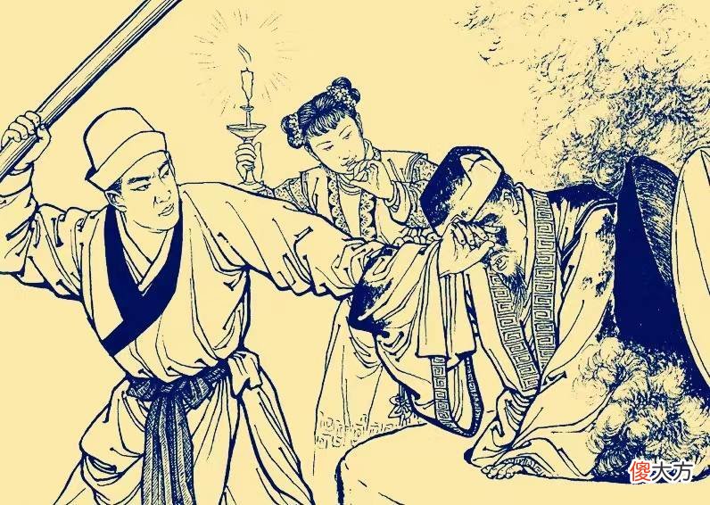 【历史故事】民间故事：大喜日，新郎外出公差，折回后当着新娘痛打县尉和师爷