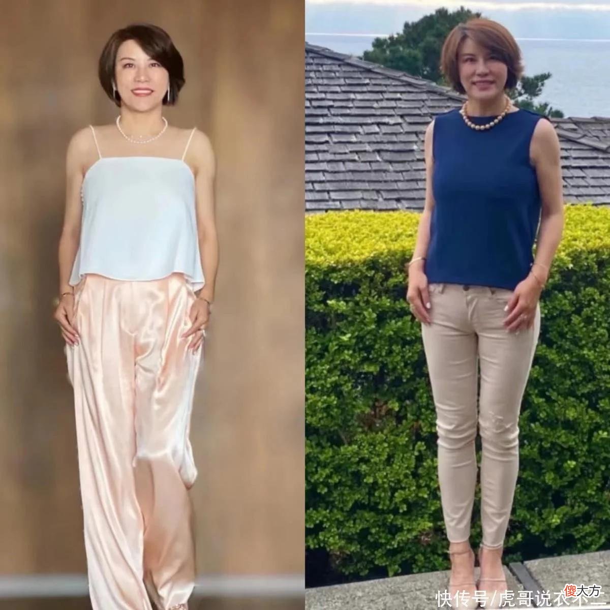 【时尚一点】不扮嫩、不显老！这位大龄妈妈真会穿，这些打扮气质的思路值得学