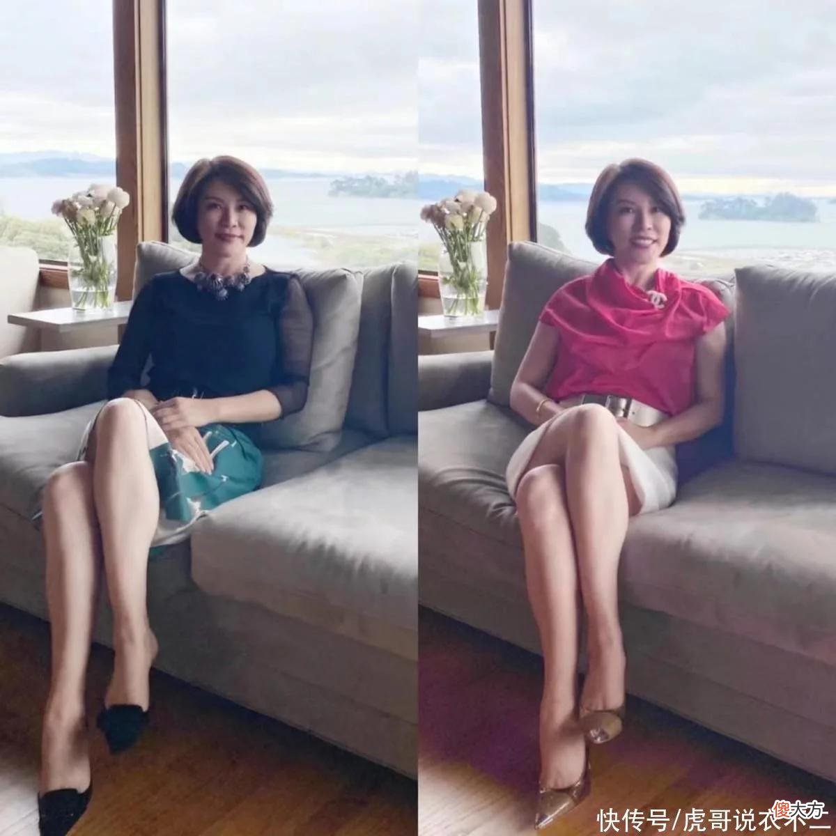 【时尚一点】不扮嫩、不显老！这位大龄妈妈真会穿，这些打扮气质的思路值得学