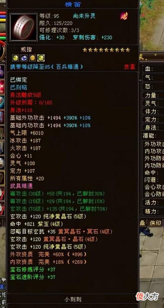 【游戏世界】天龙八部:一天连出两个九星装备?九星四属性护符还体,王中王