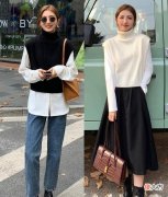 【时尚一点】时尚博主用3种针织马甲穿成时髦精，温柔高级还减龄