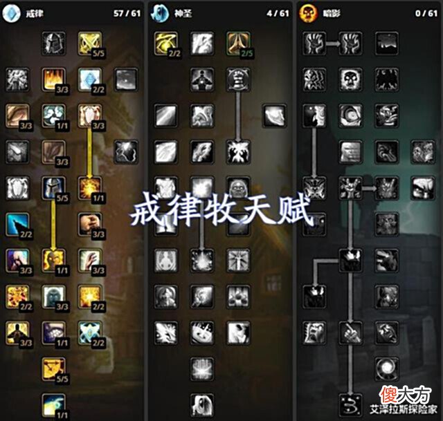 【游戏迷】魔兽WLK:前夕5大治疗最佳配装天赋分析,奶骑、戒律牧是S级