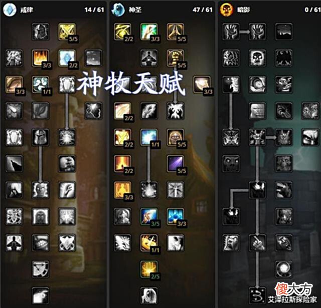 【游戏迷】魔兽WLK:前夕5大治疗最佳配装天赋分析,奶骑、戒律牧是S级