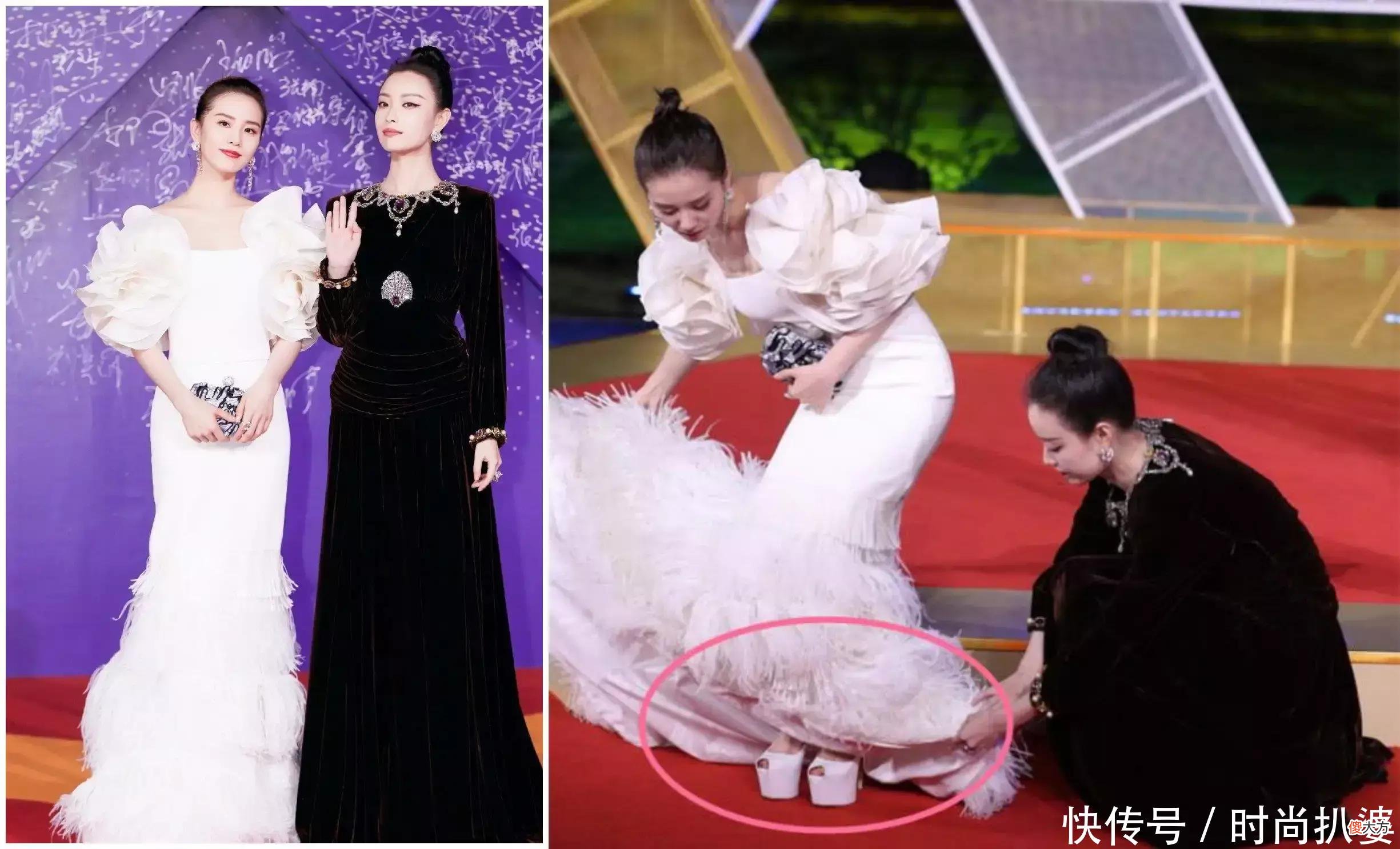 【就爱时尚】全怪礼服设计？女星红毯防水台不离脚，170+明星超模的脚也不轻松