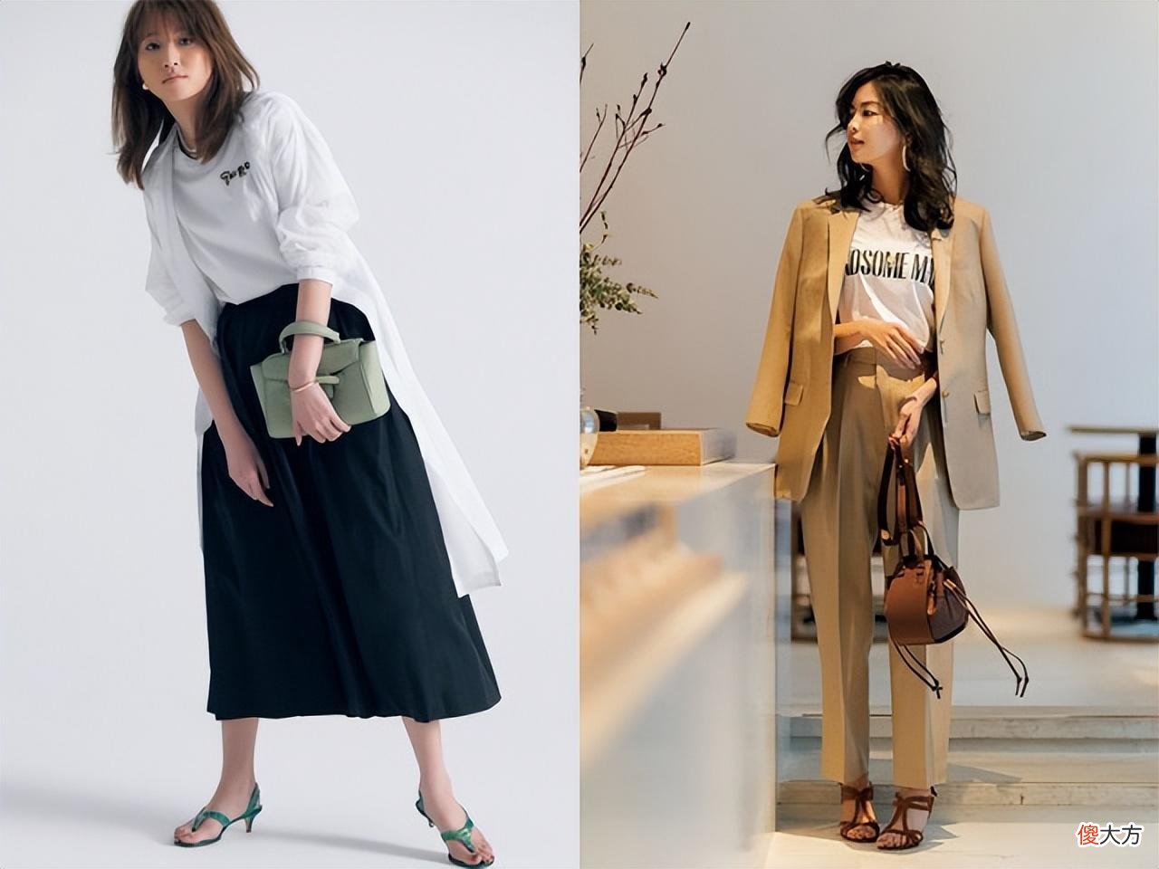 【就爱时尚】才发现,拯救夏末初秋尴尬期的时尚穿搭,就是百搭又简约的T恤