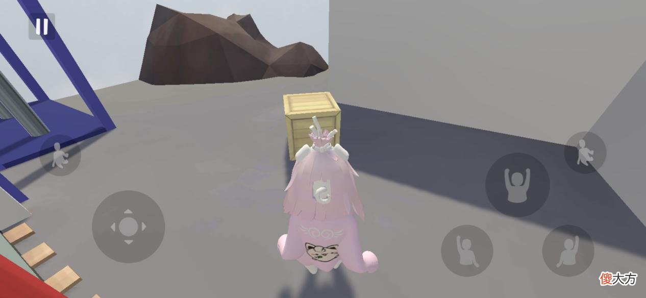 【游戏迷】人类一败涂地手游：关卡中可以用脚蹬火车，物品基本上都会有用处