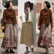 【就爱时尚】属于早秋的温柔：用半身裙搭配这些上衣，显瘦又成熟
