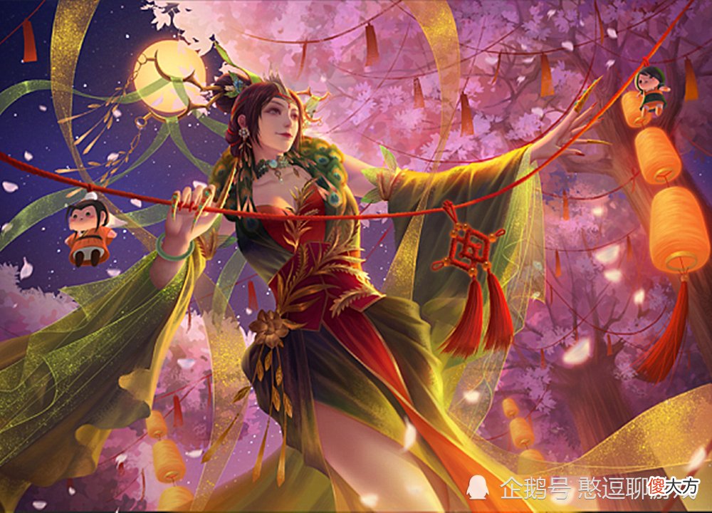 【爱历史】三国杀:原画里的客串王,吴国太红线上的人偶,神吕布手里的人头都是他