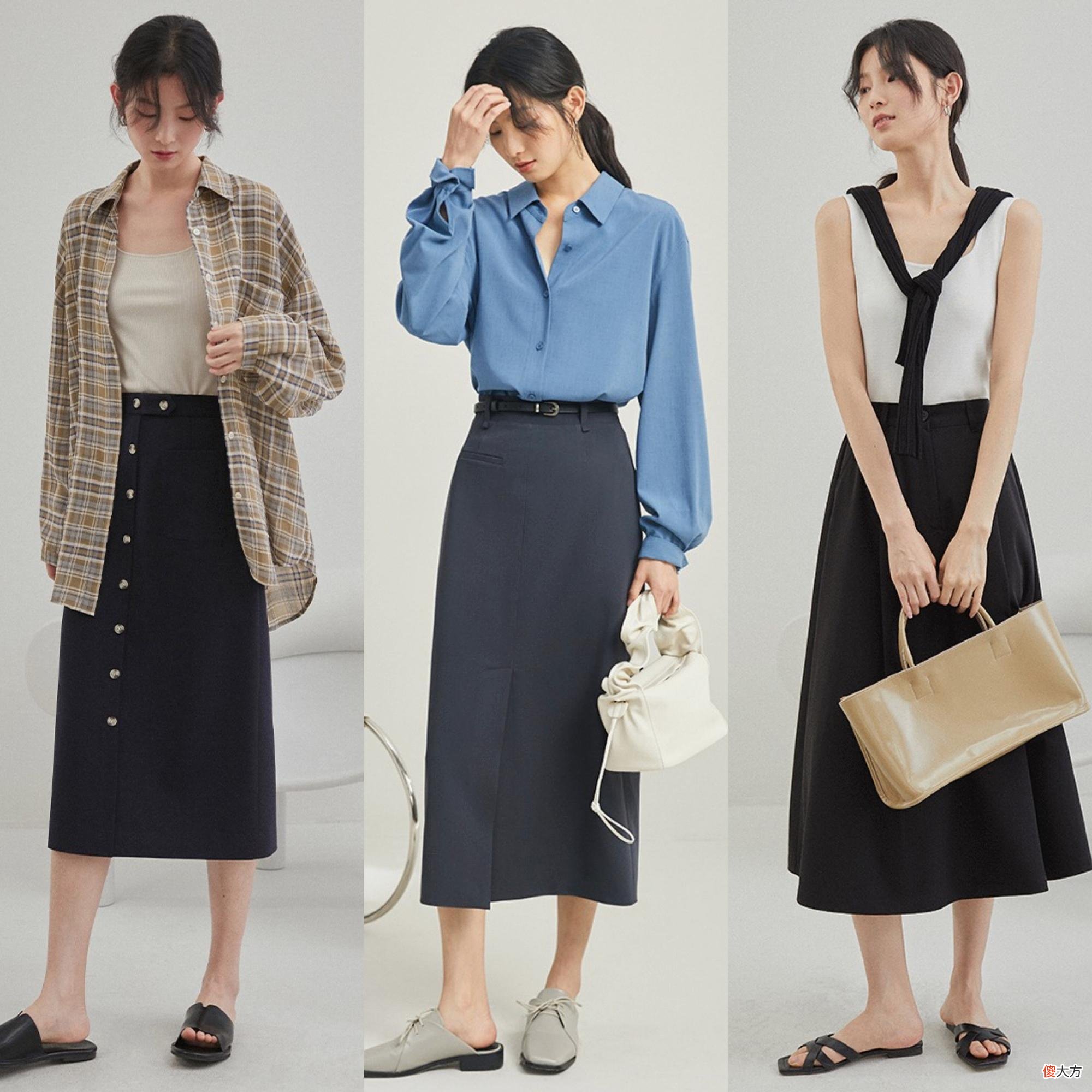 【时尚一点】秋天的优雅与精致，是半身裙给的！30岁女人这样穿，美得很高级
