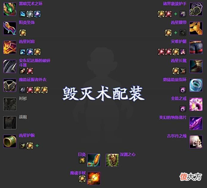 【游戏世界】魔兽WLK：前夕14个优质DPS专精介绍，配装、天赋和雕文详细分析