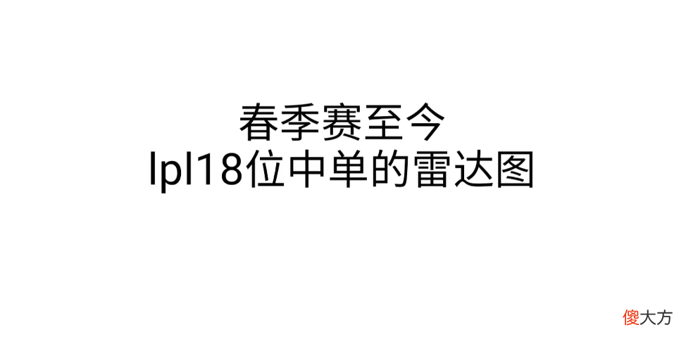 【游戏世界】LPL年前中单位置数据整合，两极分化严重，强弱明显！