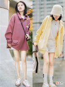 【就爱时尚】今年的卫衣流行“穿宽不穿紧”，穿着舒适还显瘦，难怪小个子都爱