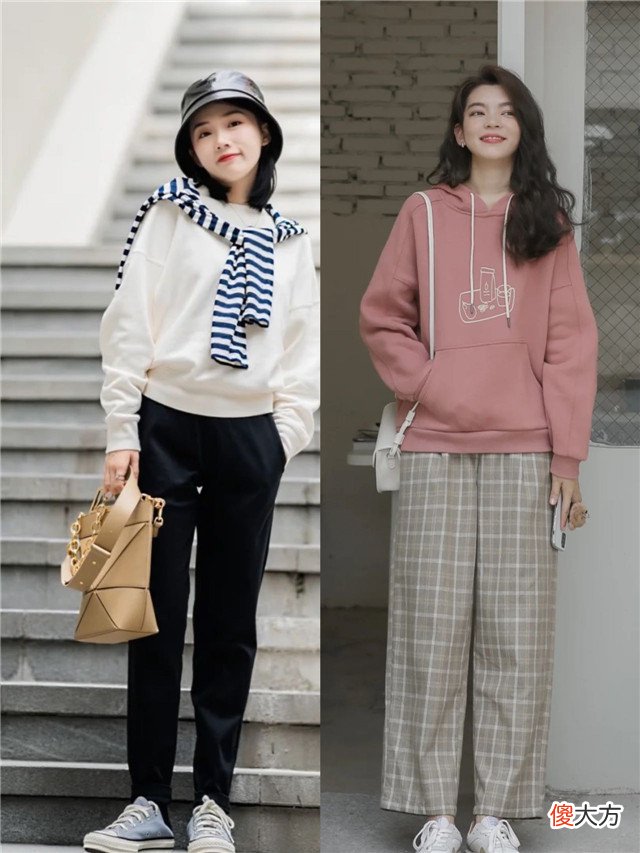 【就爱时尚】今年的卫衣流行“穿宽不穿紧”，穿着舒适还显瘦，难怪小个子都爱
