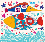 幼儿园布置作业“画鱼”，爷爷机智应对，老师：这画味道有点大