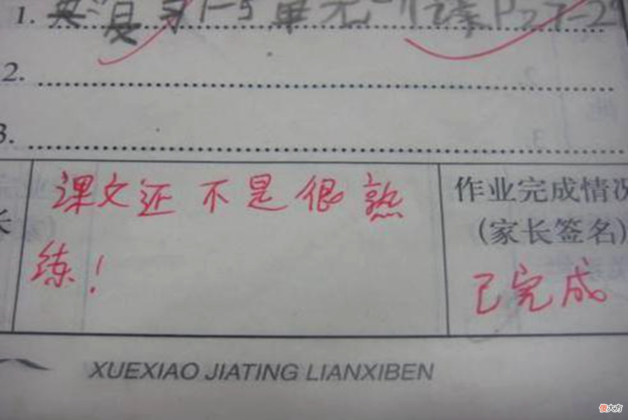 小学生模仿家长签字走红,老师认真批改,是模仿力“跑偏了”吗