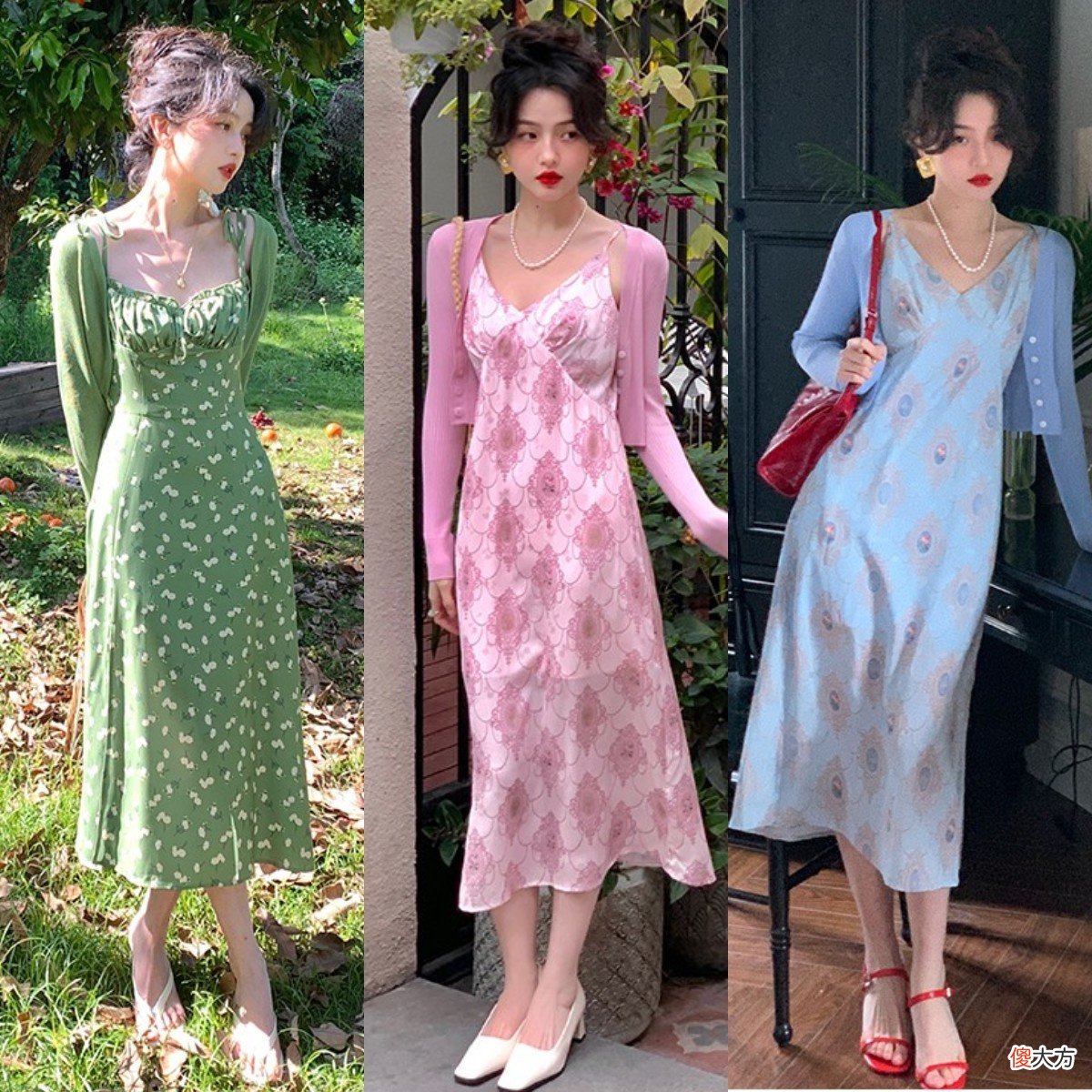 【时尚一点】突然火了一种穿法,叫:小开衫+裙子,温柔还很优雅,美到骨子里