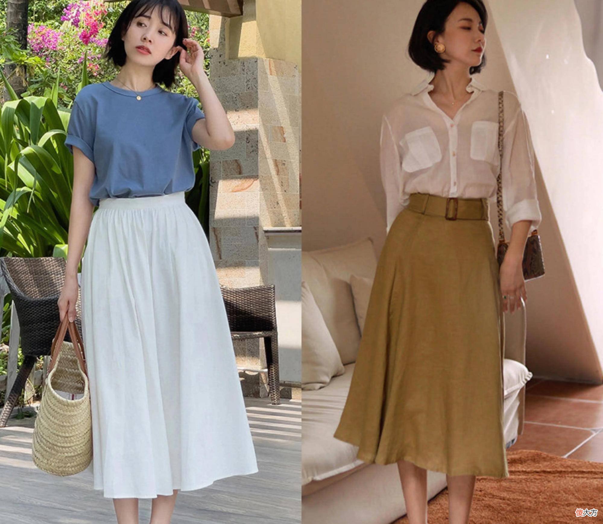 【时尚一点】吊带衫搭配印花半身裙,清凉透气又舒适,穿出优雅魅力