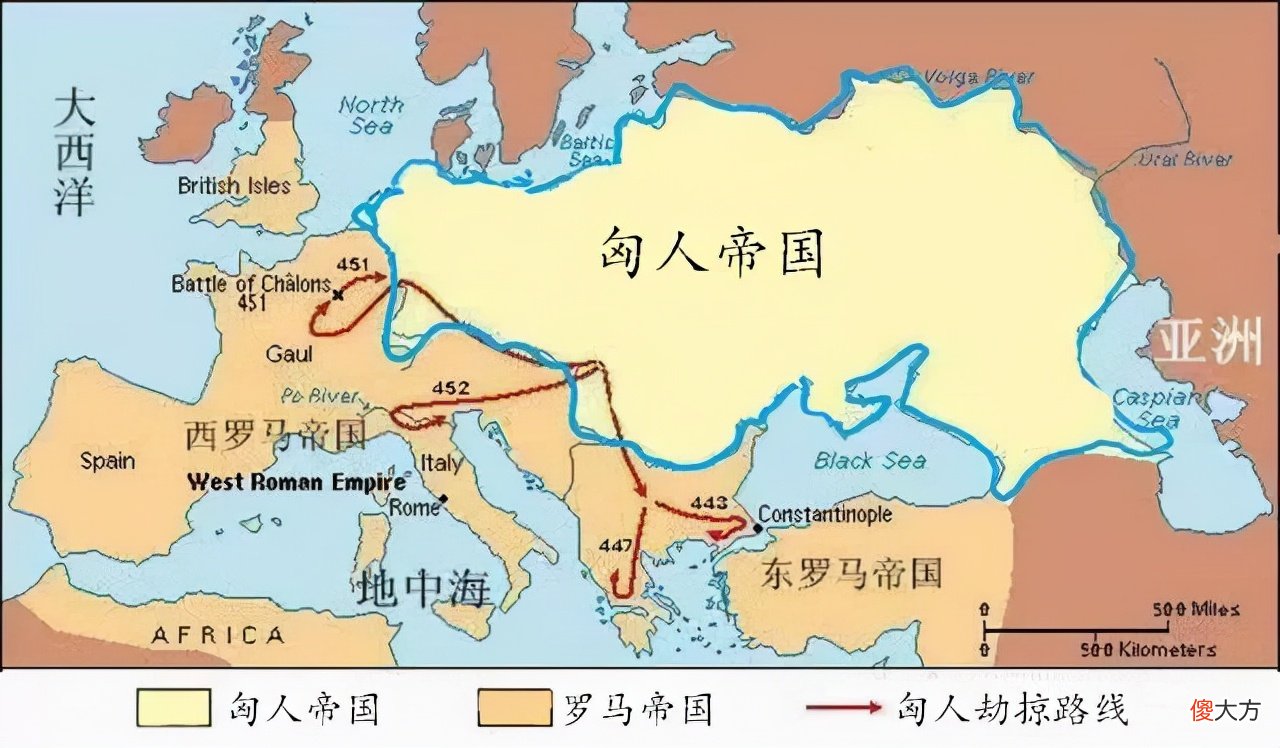【爱历史】亚洲历史上几个发起大型西征欧洲的强国