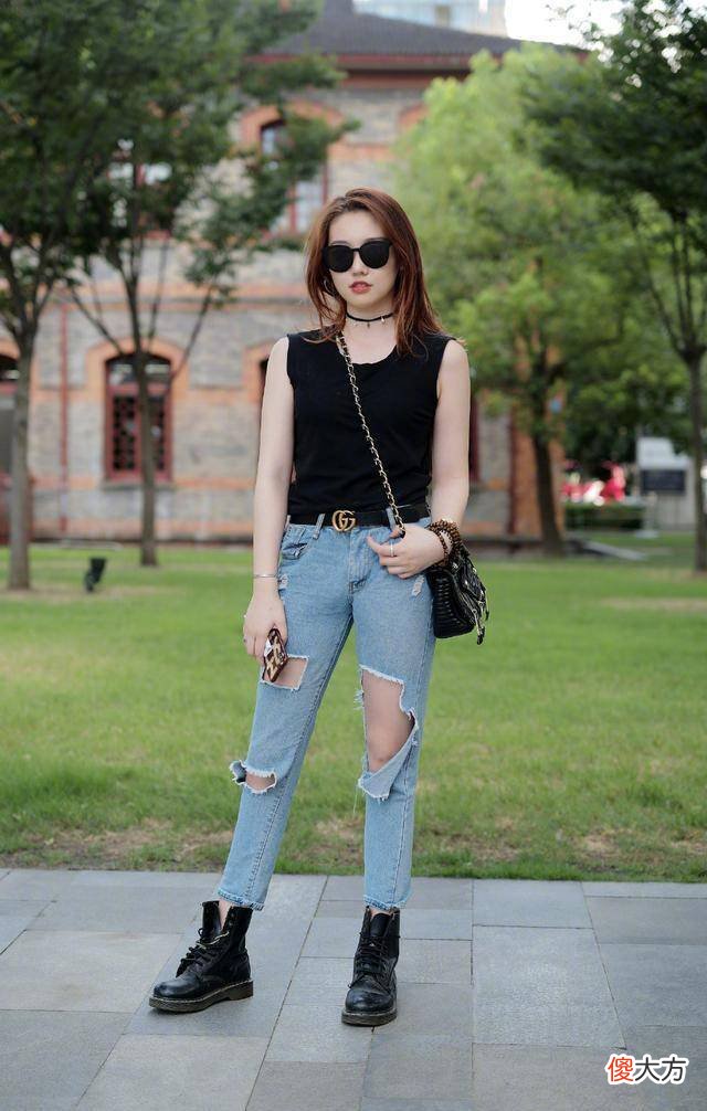 【时尚一点】背心+牛仔短裤小个子女生夏日穿搭秘诀