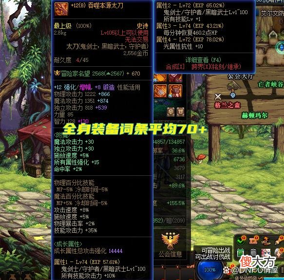 【游戏迷】DNF：阿修罗喂养天花板出现！红12能排国服第四，全身装备70+词条