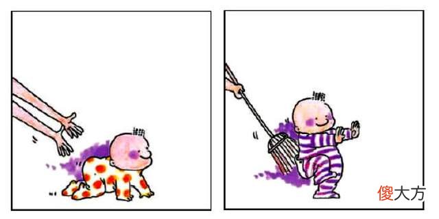 哲理小漫画：爸爸说我充满着希望，却从没有真正陪我起航