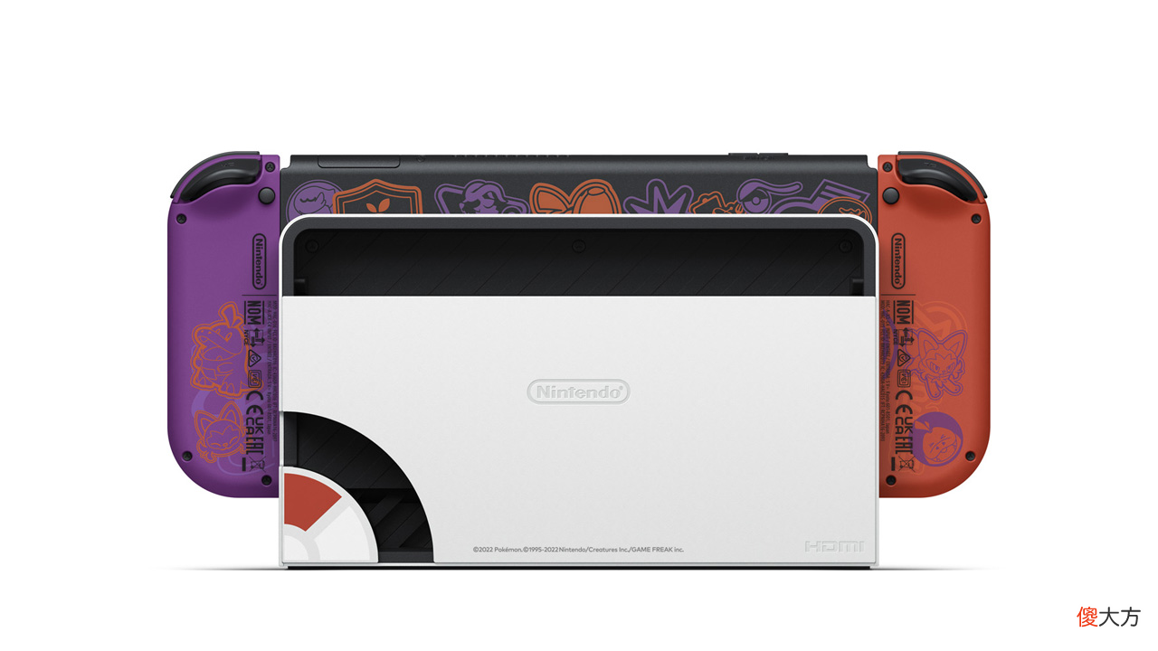 【游戏迷】任天堂公开《宝可梦 朱/紫》Nintendo Switch OLED 主题款