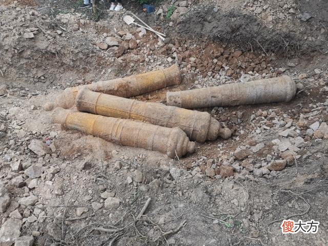 【爱历史】虎门炮台发现鸦片战争实物铁炮 保存基本完好 炮身带有铭文