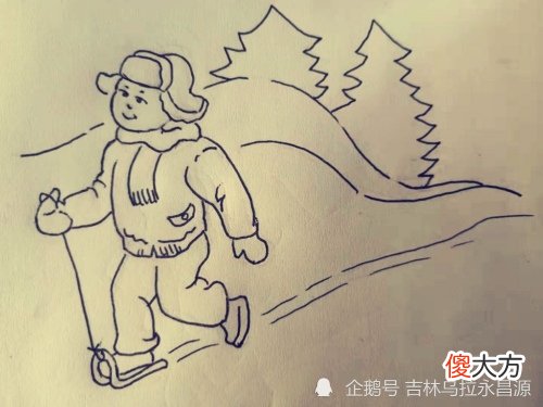 在吉林，冬季户外活动中的“呲溜坡儿”和“跐溜滑儿”不是一回事