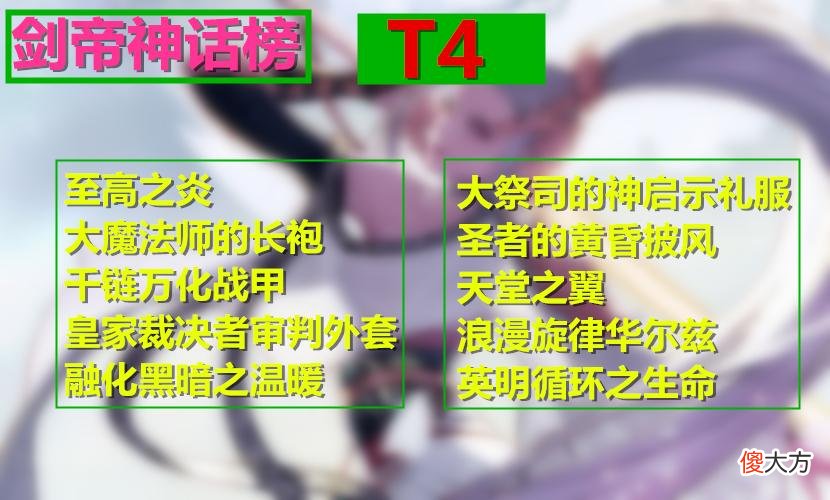 【游戏迷】DNF：【神话天天鉴】第4期：幻神剑帝神话榜，前十神话你有几件？