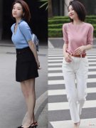 【时尚一点】女人不管多少岁，建议多穿V领、小圆领，精致又优雅