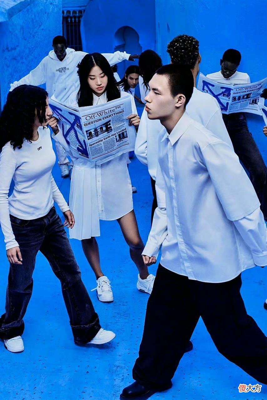 【时尚一点】Off-White2022秋冬系列视觉大片，再现简约风格，网友：欣赏不来