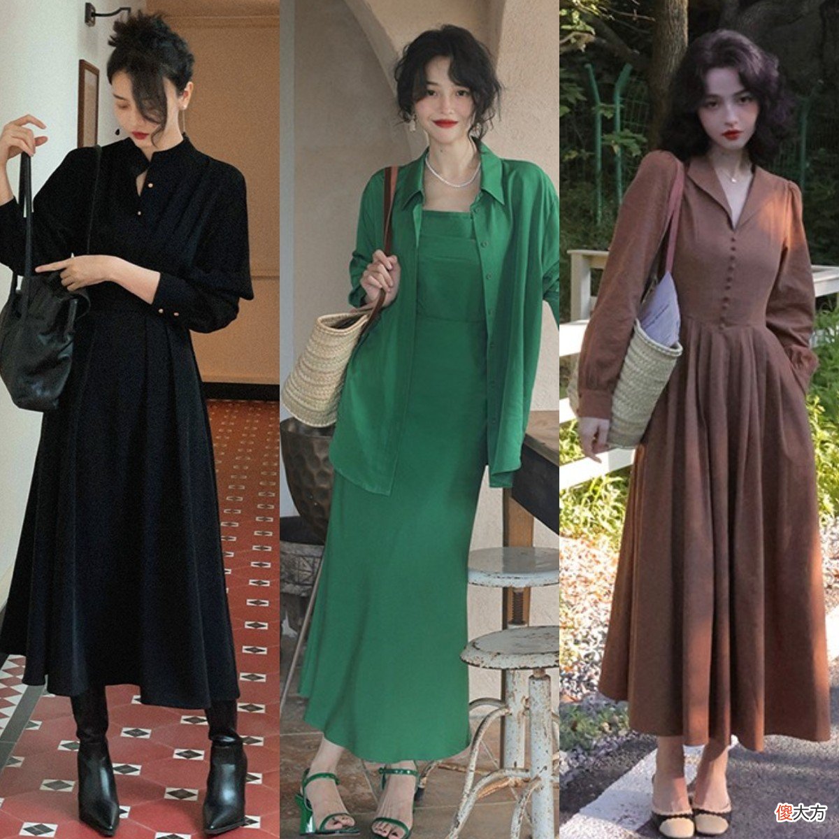 【时尚一点】穿“连衣裙＋高跟鞋”的秋天来了，30岁女人这样穿，优雅有女人味