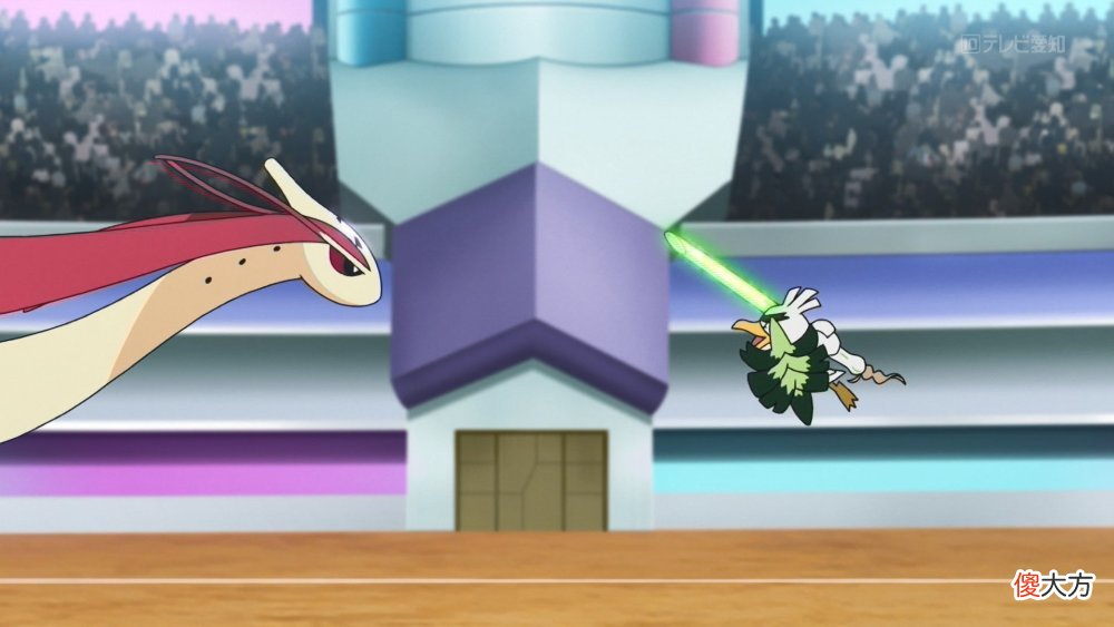 【游戏世界】宝可梦旅途：横刀立马帅爆全场的大葱鸭 差点打赢竹兰的烈咬陆鲨