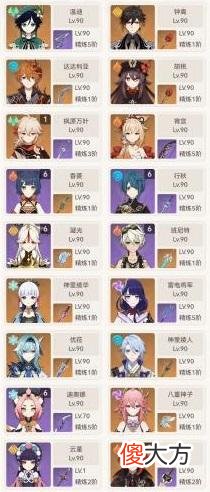 【游戏迷】原神：20角色15武器图鉴号，各位觉得买号值多少？