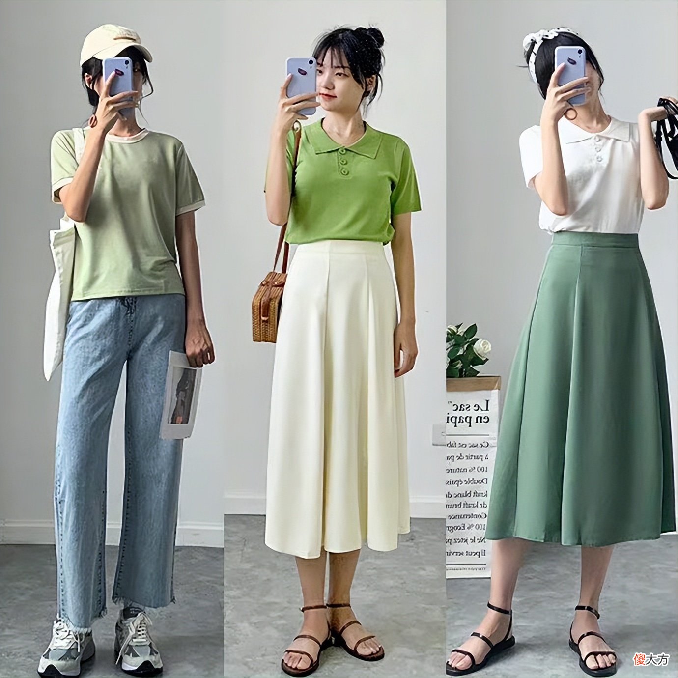 【时尚一点】越简单，越高级！适合秋季的少女风穿搭，配色看起来超舒服