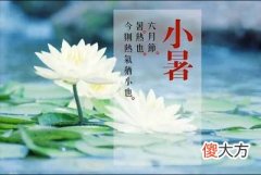 2020小暑是几月几日星期几？今年小暑是什么日子？