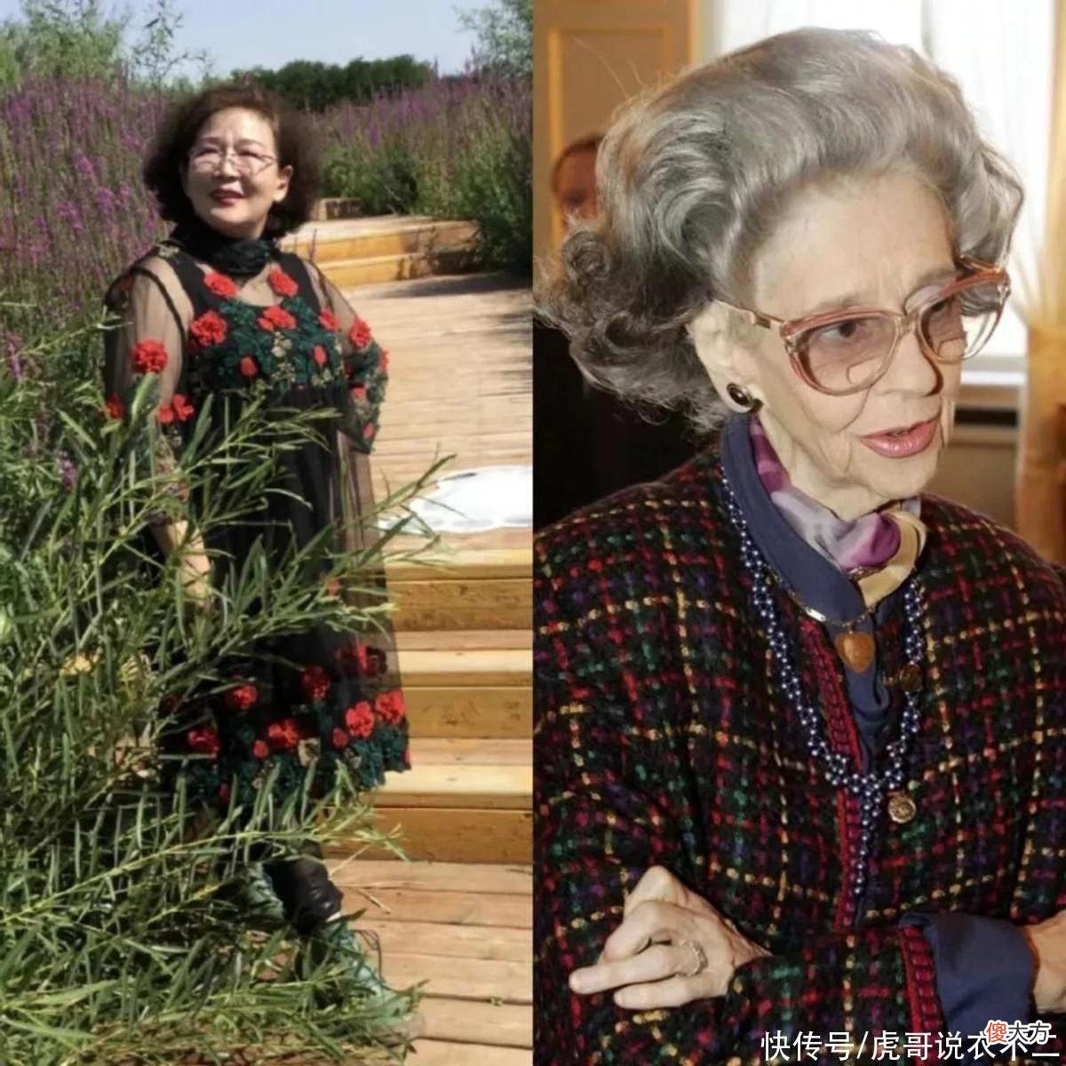 【时尚一点】这才是真正的贵妇,老了后更不会衣着花哨,头发变白也不放任老态