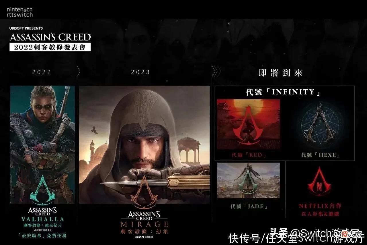 【游戏世界】刺客信条画大饼！育碧前瞻会公布游戏汇总！NS玩家看看就好