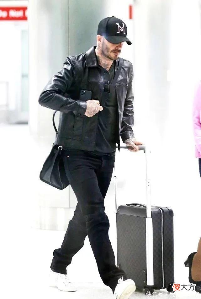 【就爱时尚】男人懂得穿“皮衣”才有型！学贝克汉姆这么穿，硬朗帅气有男人味